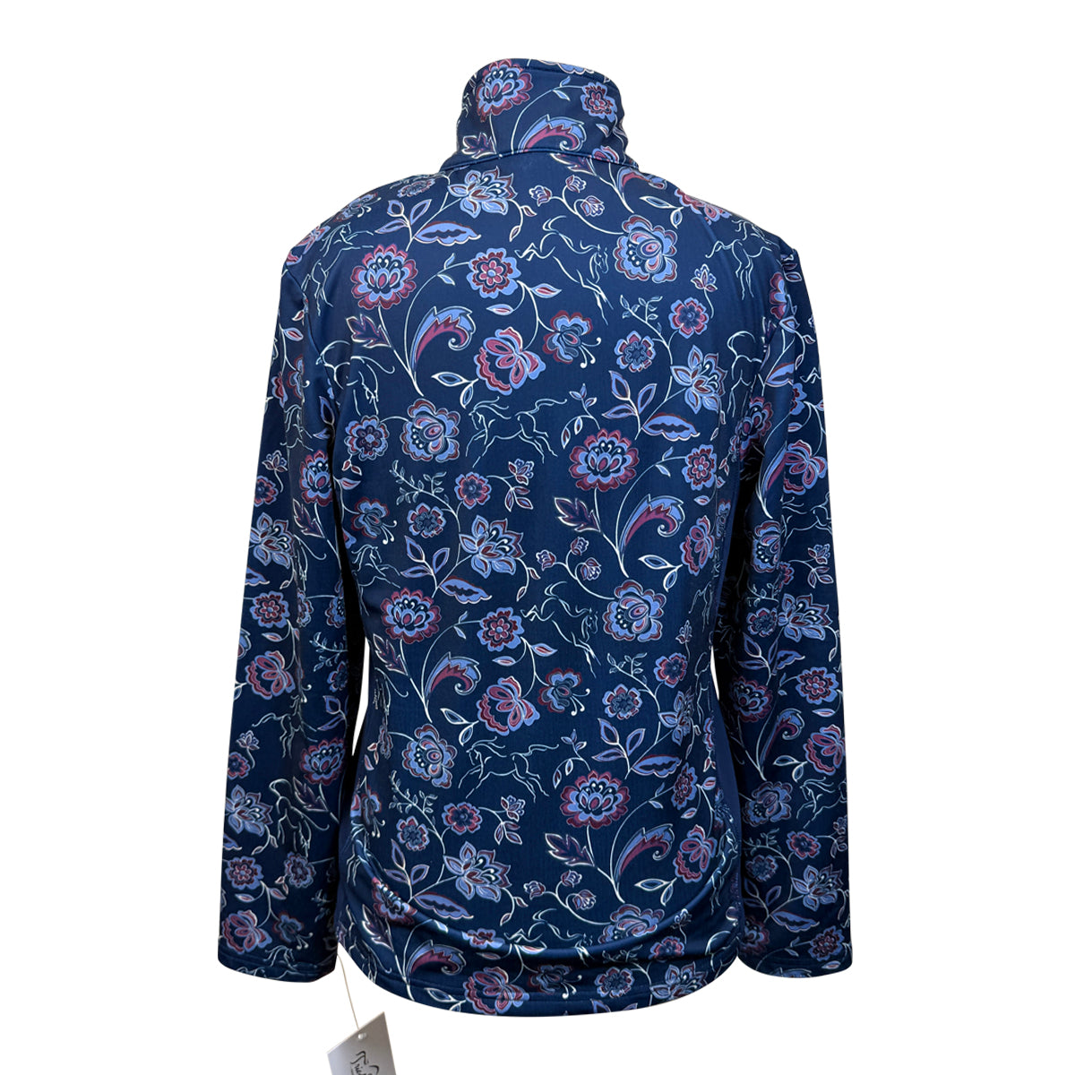 Kerrits Long Sleeve Winter Shirt in Navy Botanical