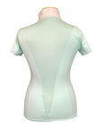 Back of Free Ride 'Devon' Short Sleeve Show Shirt in Mint - Women's Large