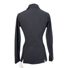 Grand Prix 'Madelyn' Jersey Hunt Coat in Black