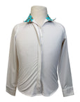 RJ Classics 'Cool Stretch Prestige' Show Shirt in White/Porcupine Love
