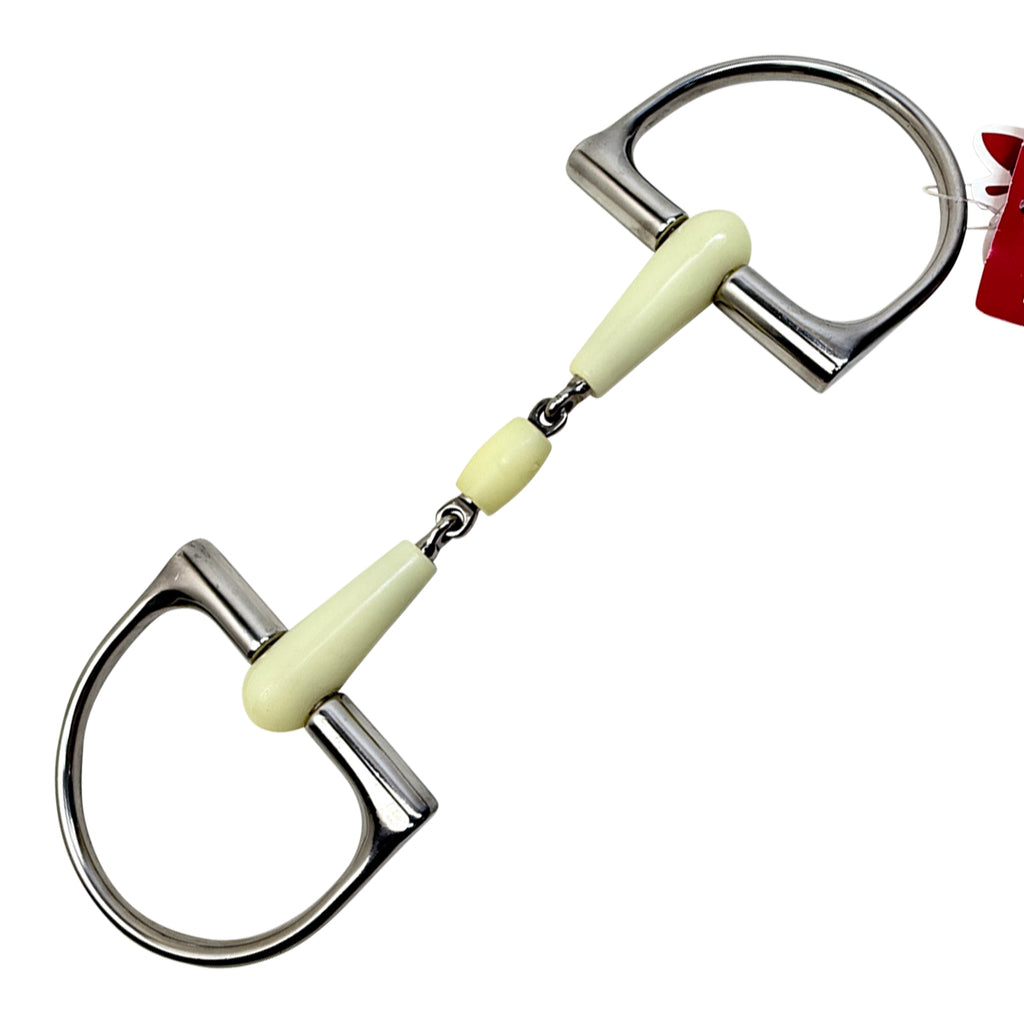 Happy Mouth Double Jointed Roller King Dee Bit in Stainless Steel - 5.25"