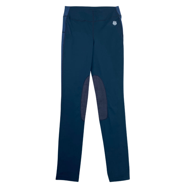 FitsT4 Knee Patch Riding Tights in Sapphire