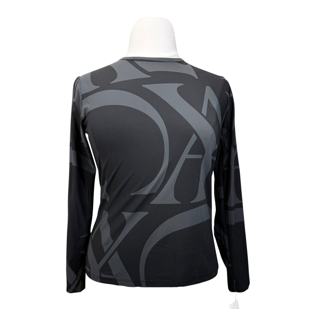 Yagya Monogram Long Sleeve Shirt in Black