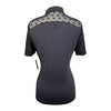 Pikeur Mesh Short Sleeve Shirt in Black 
