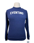 Levade 'Eventing' Vintage Varsity Sweatshirt in Navy
