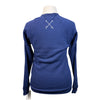 Levade 'Eventing' Vintage Varsity Sweatshirt in Navy