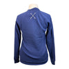 Levade 'Dressage' Vintage Varsity Sweatshirt in Navy