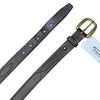 Tory Leather Fancy Stitched Belt in Brown - Women's Small