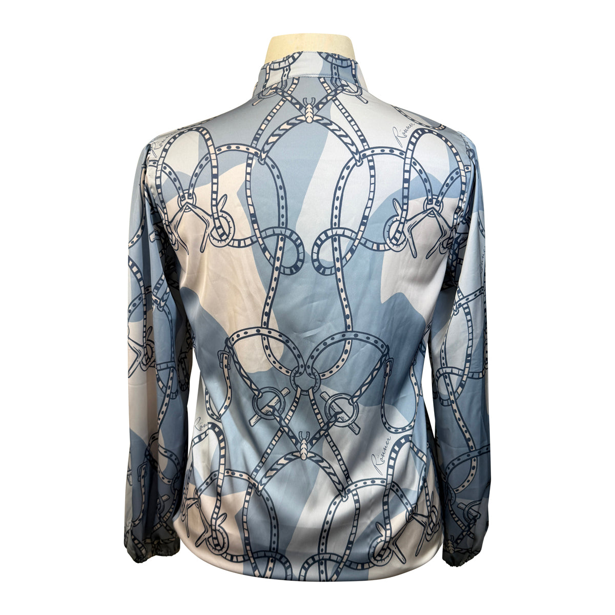 Rönner Relaxed Blouse in Light Blue Bridles