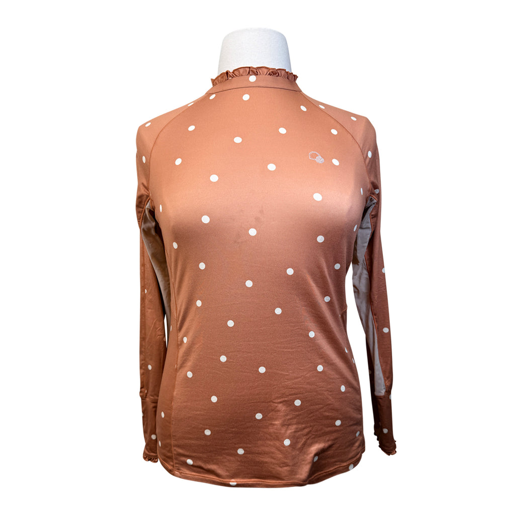 Bit &amp; Bloom 'Vivian' Top in Caramel Polka Dot