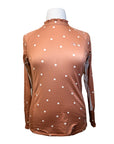 Bit &amp; Bloom 'Vivian' Top in Caramel Polka Dot