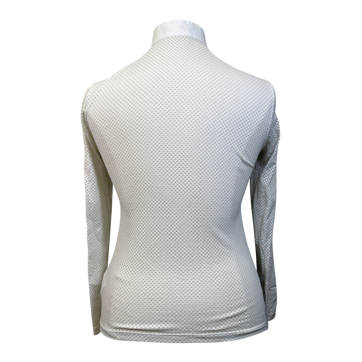 Cavalleria Toscana Perforated Training Polo in Black/White 