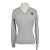 Asmar Equestrian Sweater in Light Grey