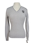 Asmar Equestrian Sweater in Light Grey