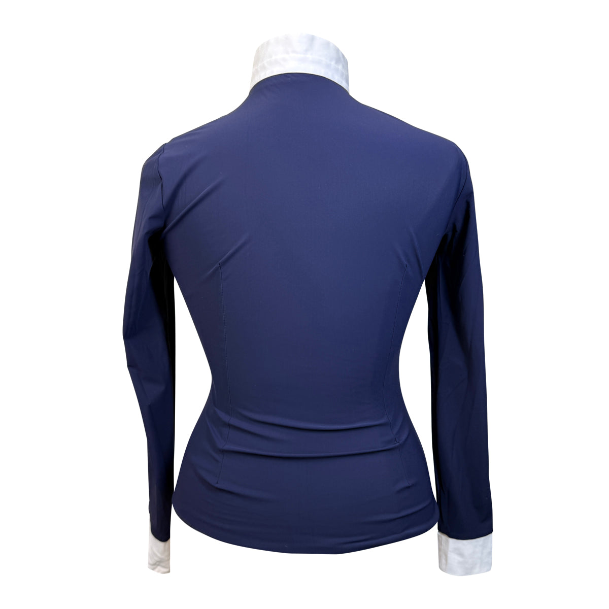 Vestrum 'Tarres' Long Sleeve Show Shirt in Navy/White Stripes