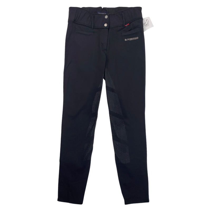 B Vertigo 'Tiffany' Silicone Grip Breeches in Black