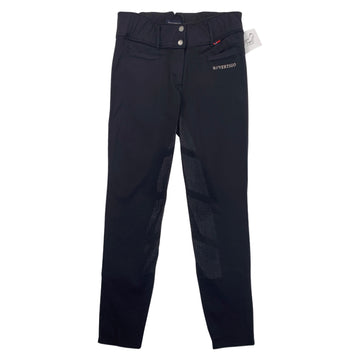 B Vertigo 'Tiffany' Silicone Grip Breeches in Black
