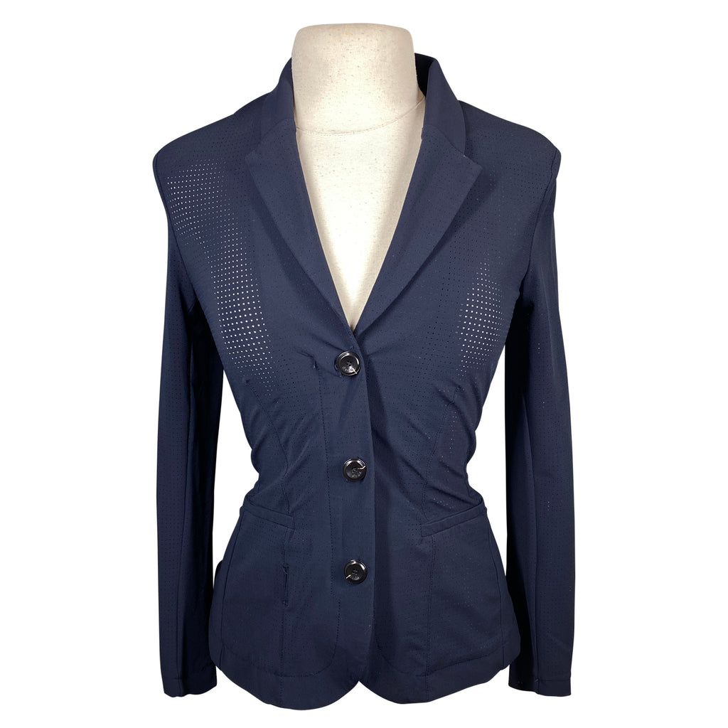 Dada Sport 'Cadence' Micro Perforated Show Coat in Navy - Women's XS