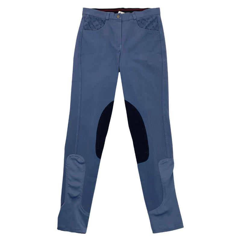 e Patch Breeches in French Blue