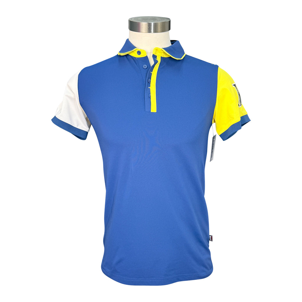 Kingsland 'Manarole' Men's Polo Shirt in Cobalt - Men's Small