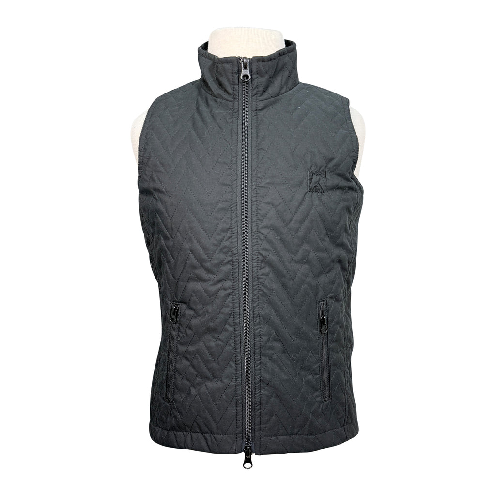 Riding Sport 'Kingston' Kids Quilted Vest in Black