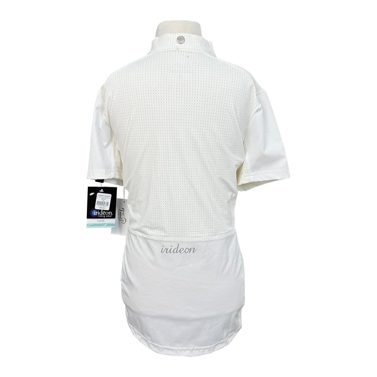 Irideon Kids' 'Luna' Coolstretch Short Sleeve Jersey Shirt in White