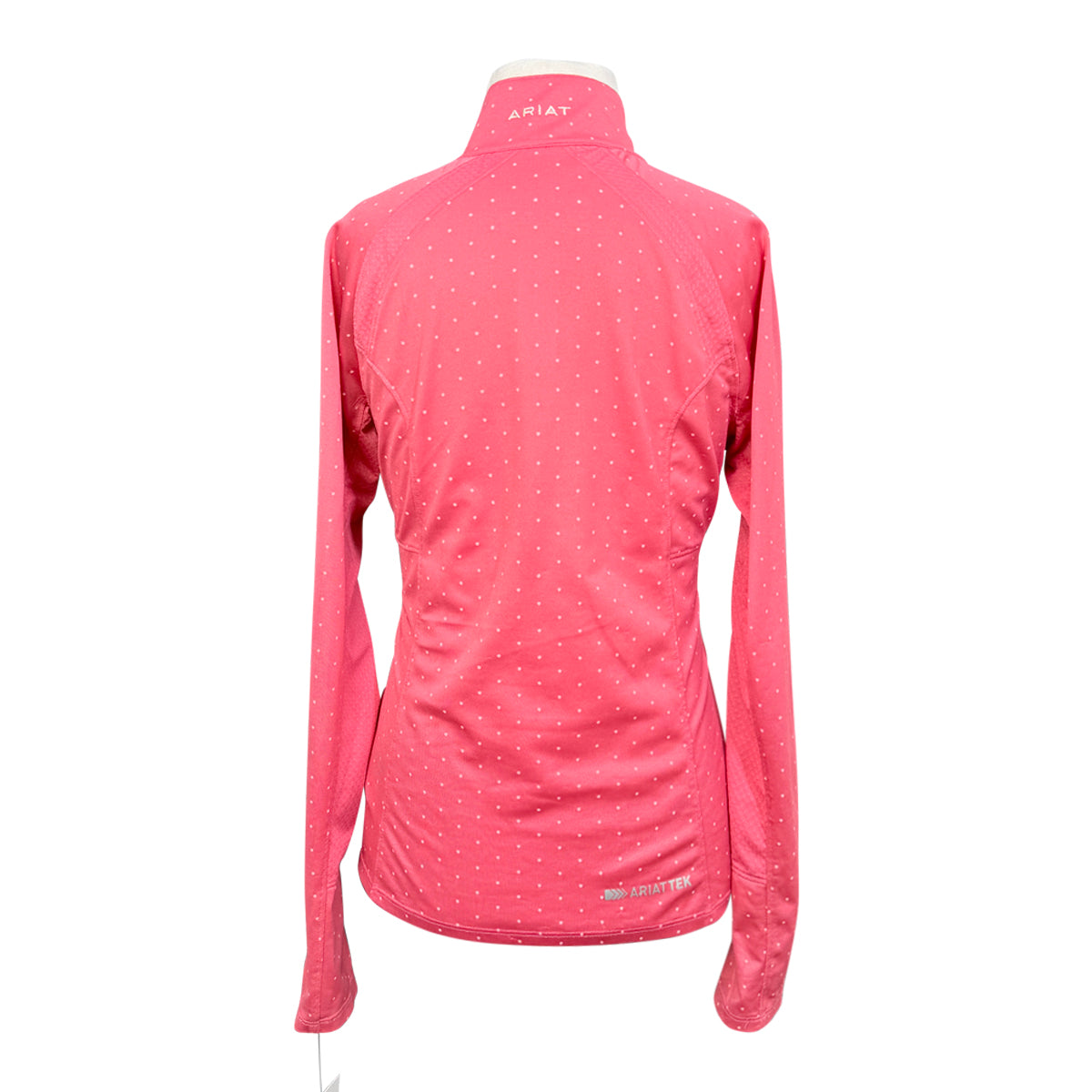 Ariat TEK Sunstopper L/S Shirt in Pink/Polka Dots