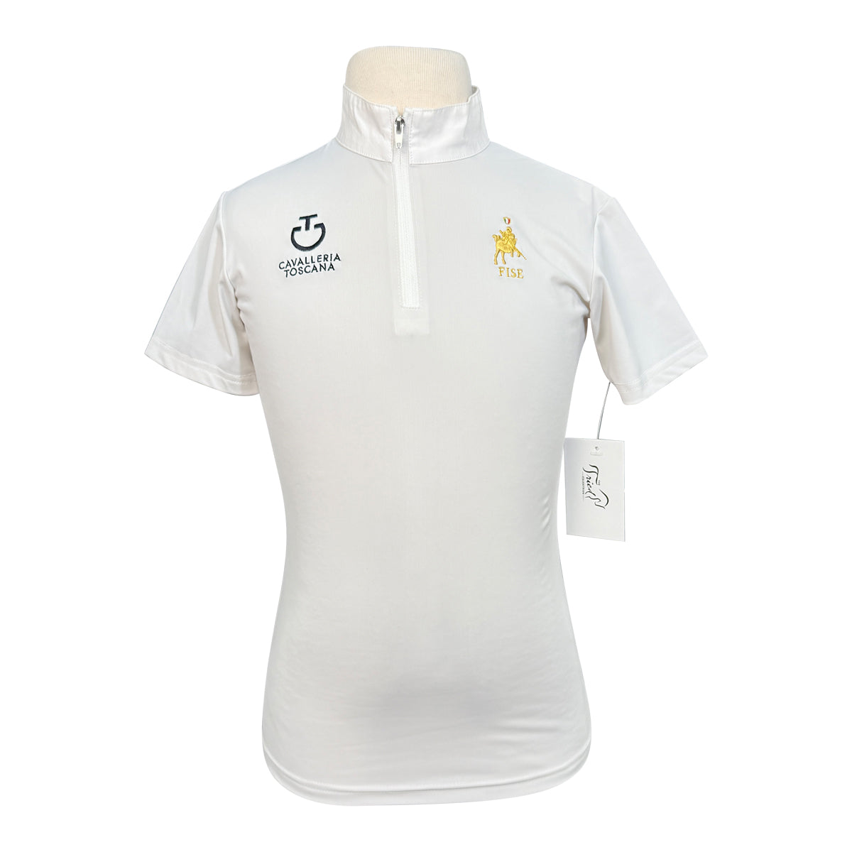 Cavalleria Toscana x Fise Competition Polo in White