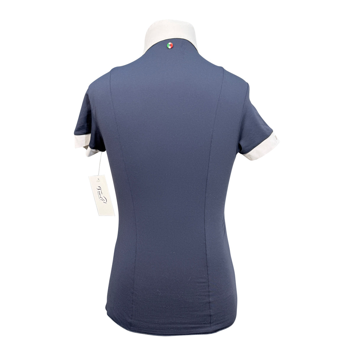 For Horses 'Arietta' Show Shirt in Navy/White