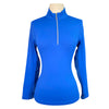 Front of The Wellington Collection Sun Shirt in Royal Blue