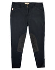 Front of Tailored Sportsman 'Trophy Hunter' Breeches in Charcoal - Women's 36R