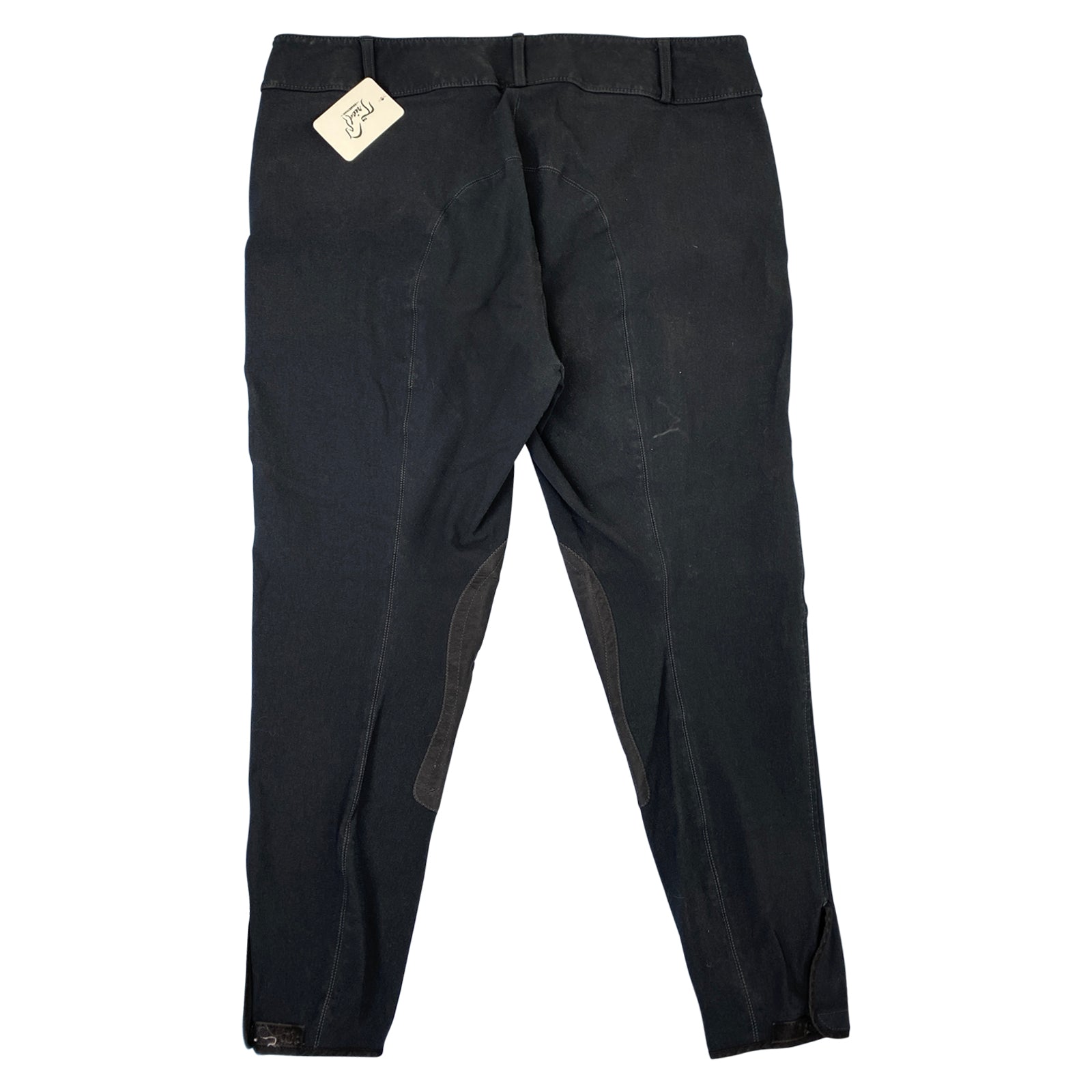 Back of Tailored Sportsman 'Trophy Hunter' Breeches in Charcoal - Women's 36R
