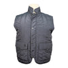 Yagya Quilted Riding Vest in Black