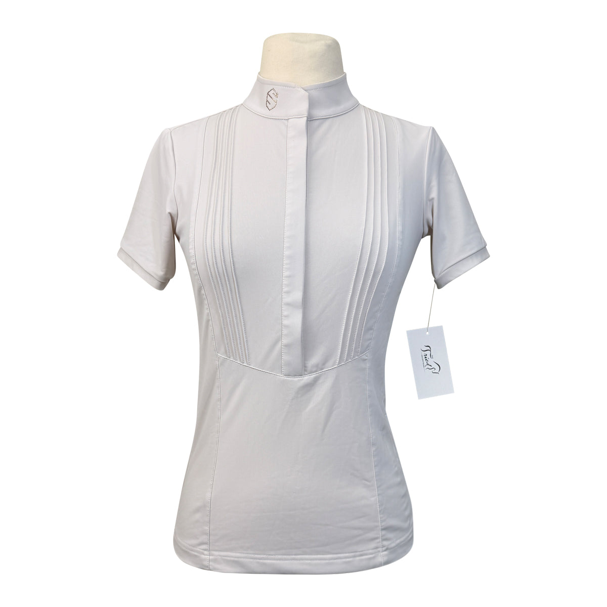 Samshield 'Georgia' Short Sleeve Competition Shirt in White