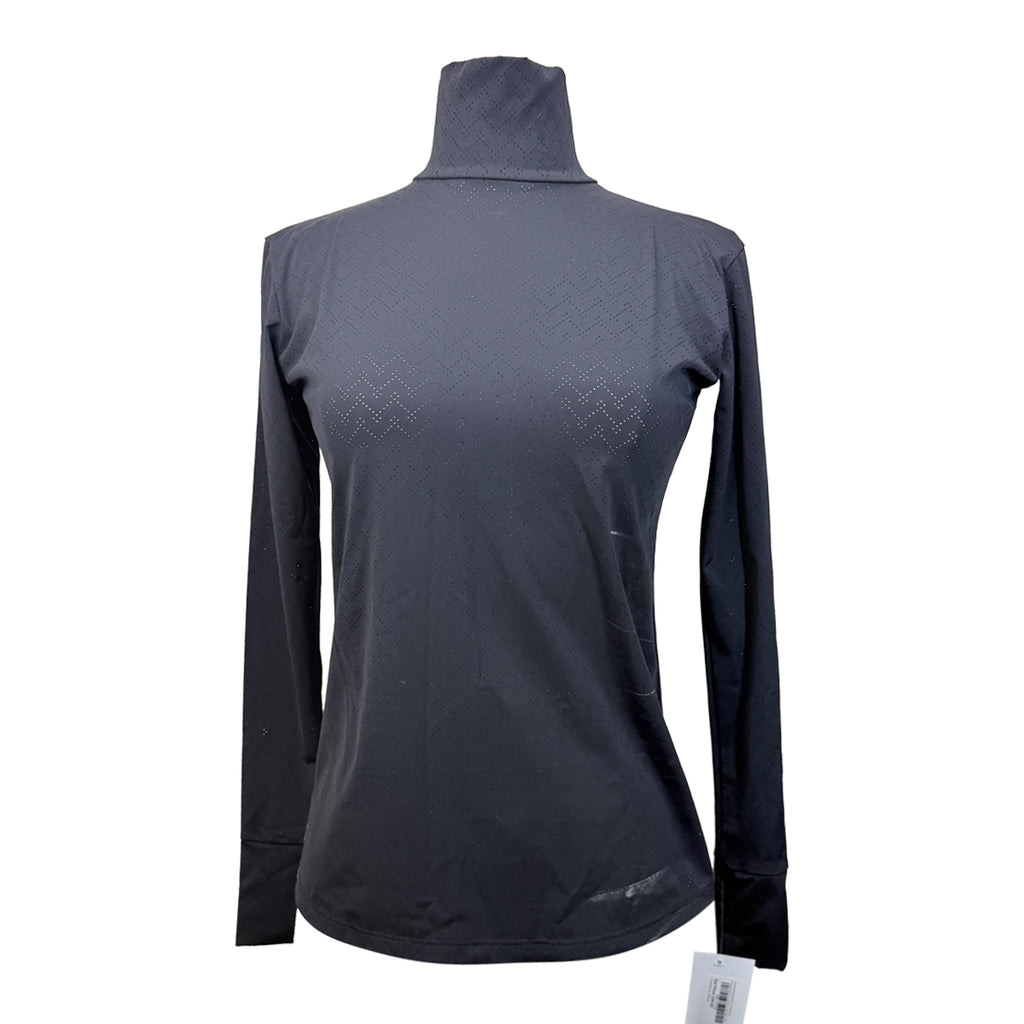 Kismet Alexa Vector Turtleneck Schooling Shirt in Black
