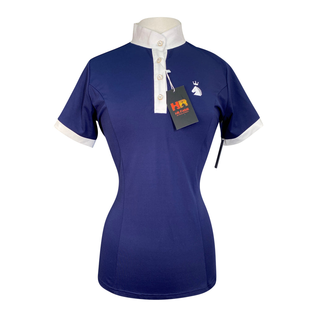 HR Farms Sun Shirt in Navy/White