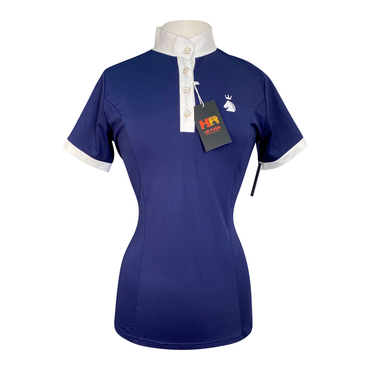 HR Farms Sun Shirt in Navy/White