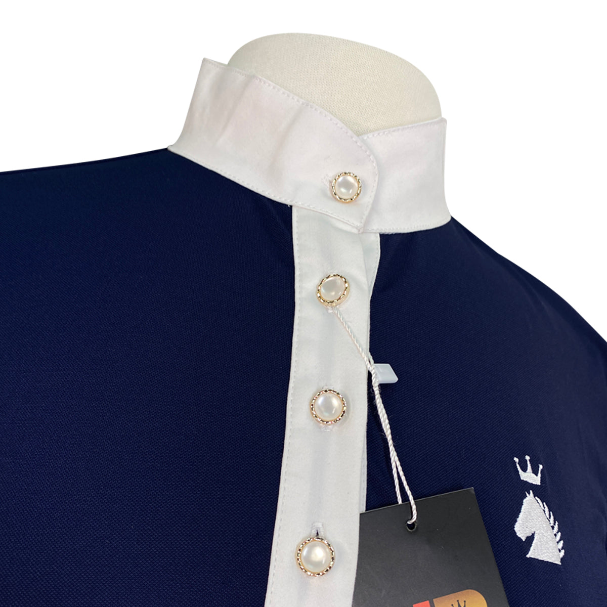 HR Farms Sun Shirt in Navy/White