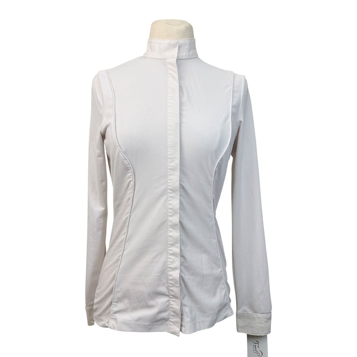 Rider's Gene Mesh LS Competition Shirt in White