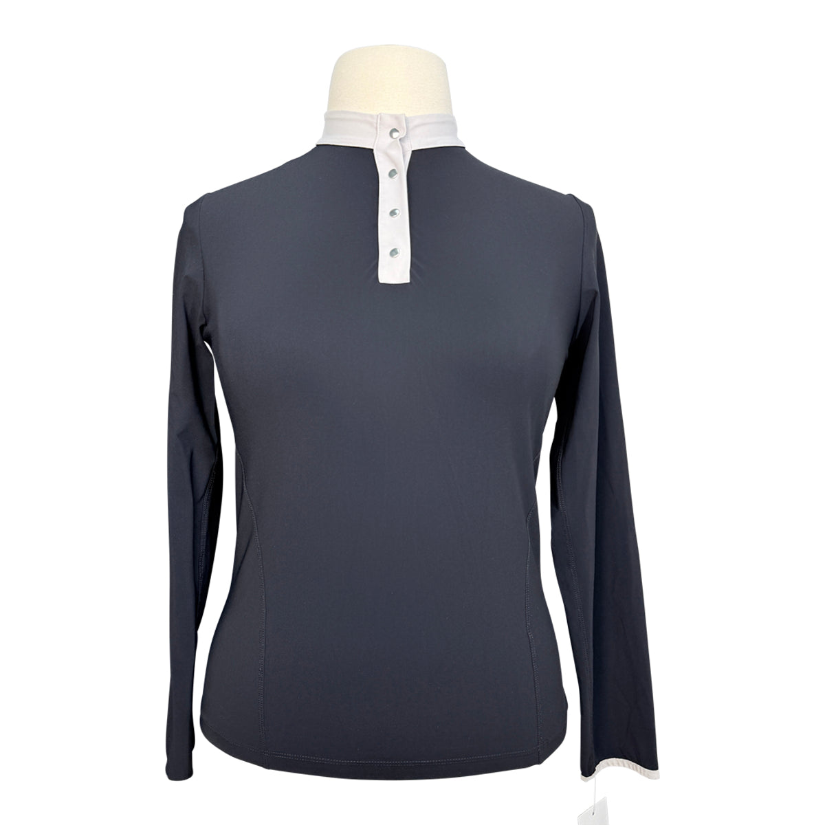 Callidae Long Sleeve Polo in Black 