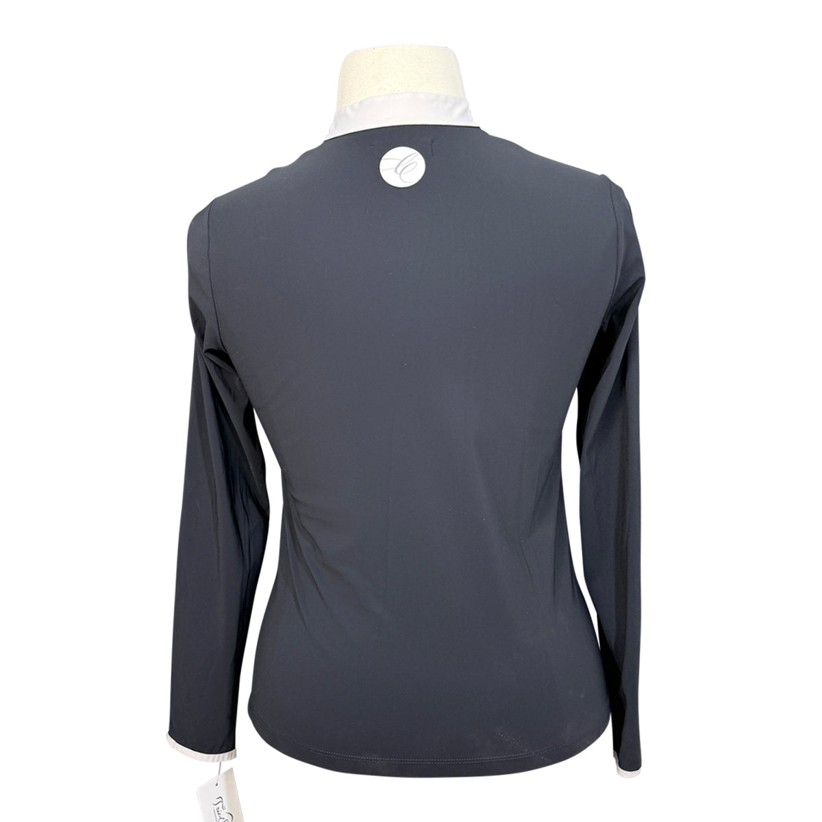 Callidae Long Sleeve Polo in Black 