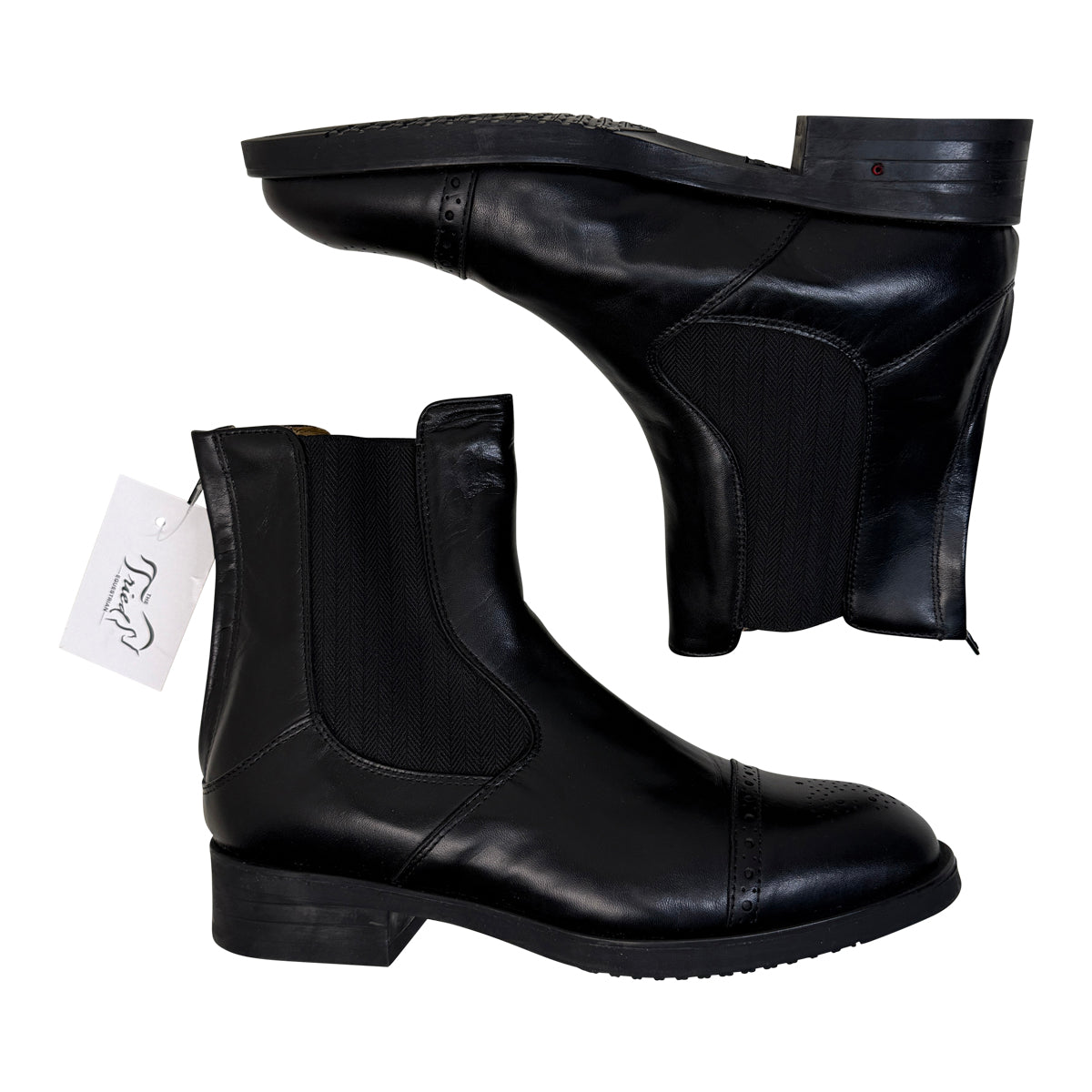 Stivali Romitelli Zip Paddock Boots in Black