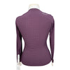 Horse Pilot 'Aerotech' Long Sleeve Competition Shirt in Purple Polka Dot