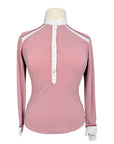 Horse Pilot 'Aerotech' Long Sleeve Competition Shirt in Light Pink