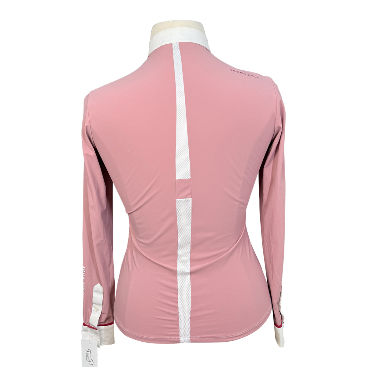 Horse Pilot 'Aerotech' Long Sleeve Competition Shirt in Light Pink