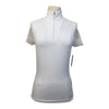Kastel Galloon Lace Short Sleeve Shirt in White