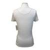 Kastel Galloon Lace Short Sleeve Shirt in White