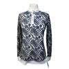 For Horses 'Vega' Lace Competition Shirt in Navy Lace