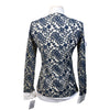For Horses 'Vega' Lace Competition Shirt in Navy Lace