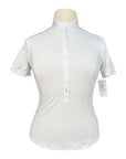 Horse Pilot 'Aerolight' Short Sleeve Show Shirt in White